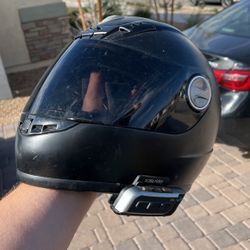 Helmet With Audio/Talk Headset 