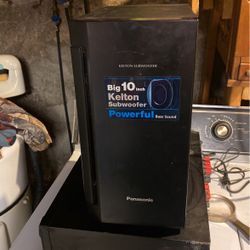 Panasonic 10 inch subwoofer 250 W max