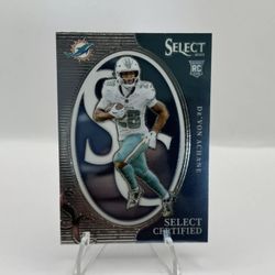 2023 Panini NFL Select Certified De'Von Achane Rookie Miami Dolphins #CRO-DAC