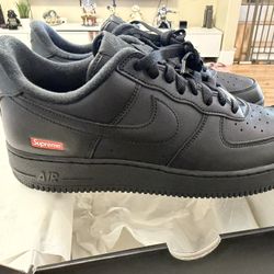 Nike Supreme Air Force 1 Low SP Black 10.5