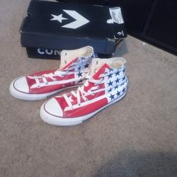 Converse American flag Size: 5 (Mens)