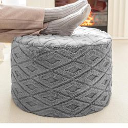 20 Inch Round Pouf Ottoman $20