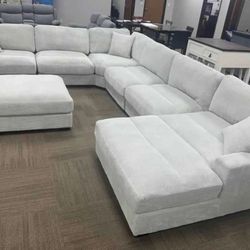 New XL Sectional Sofa And Ottoman And Free Delivery Pay On Delivery 