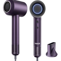 Secador de pelo de alta velocidad, motor sin escobillas . High-speed hair dryer, brushless motor