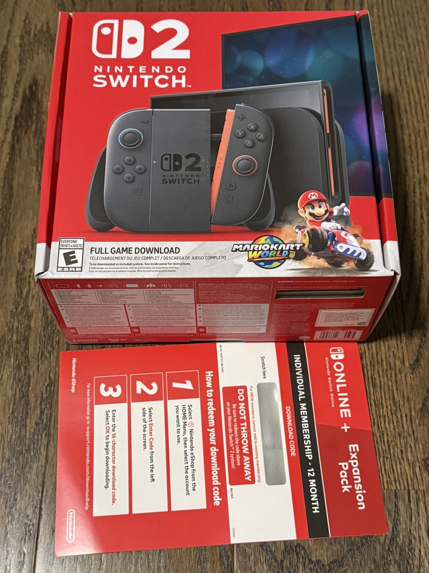 BRAND NEW NINTENDO SWITCH 2 + 12 MONTH ONLINE FREE PASS