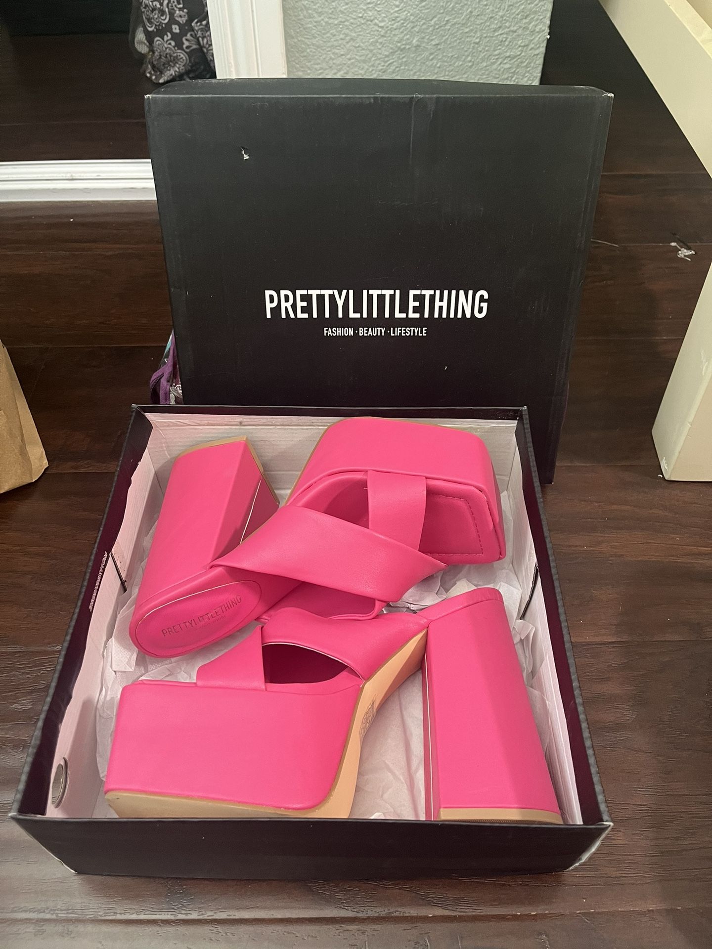 Pink Platform Heels