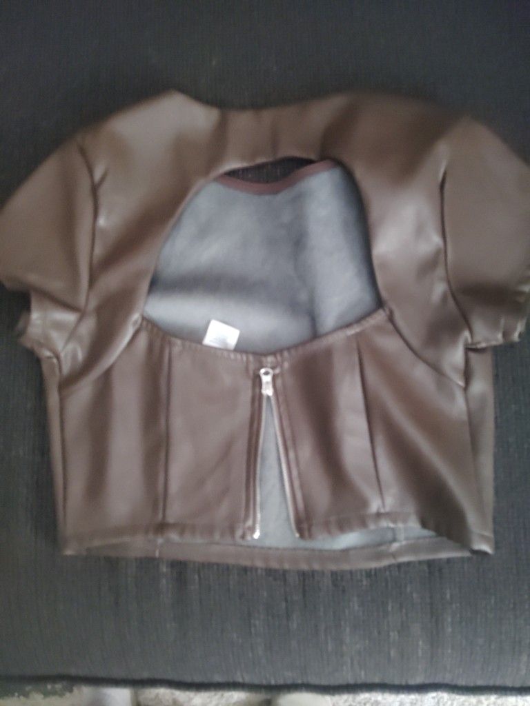 Leather Blouse