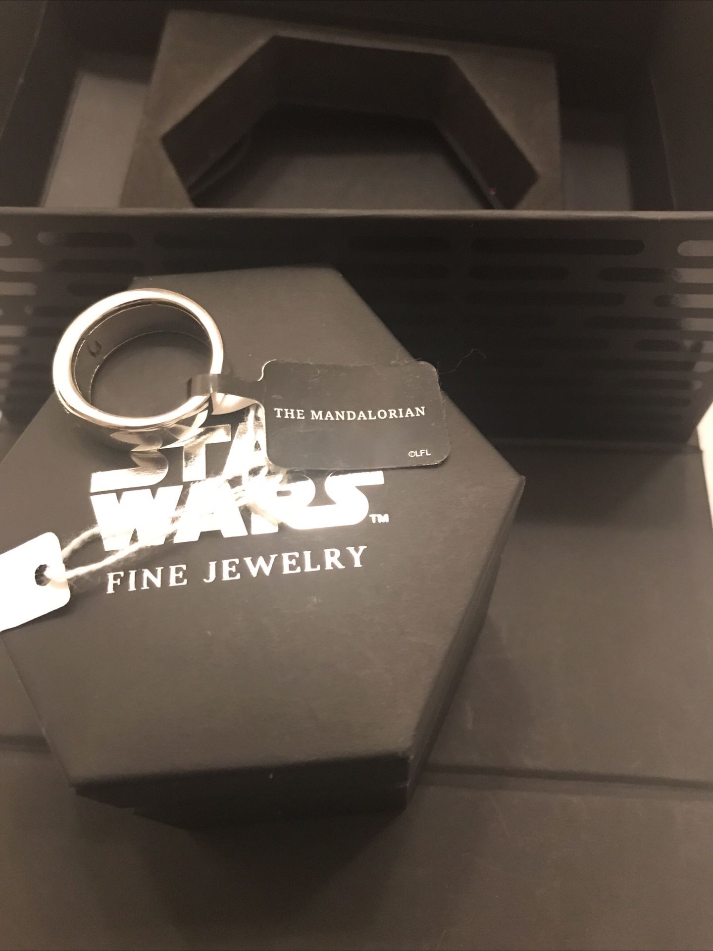 Star Wars Fine Jewery Sterling silver 925 diamond ring size 7