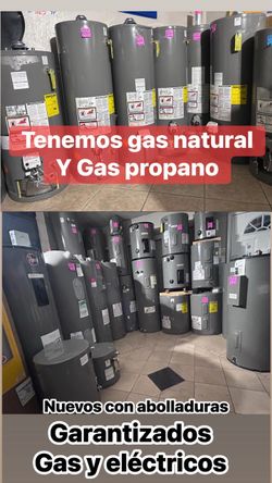 New water heater small dents (6 months warranty)