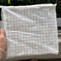 White Marble Mosaic Title Sheet 