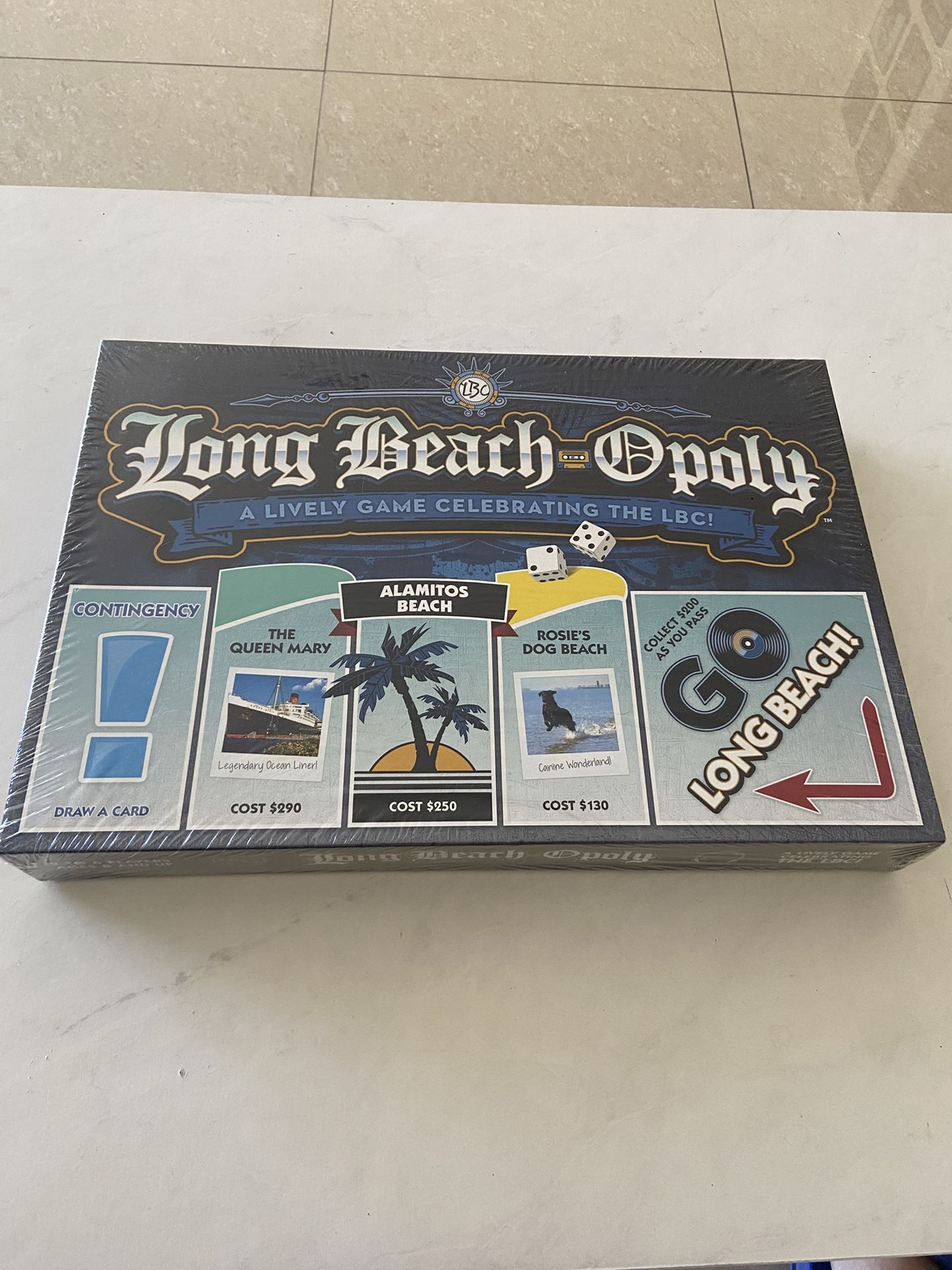 Long Beach Opoly Monopoly Board Game SEALED BRAND NEW