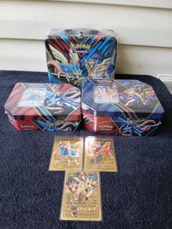 Pokémon Tcg 2020 Collector's Chest Plus Zamazenta And Zacian Tins New Factory Sealed