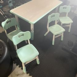 Kids Table-adjustable Height