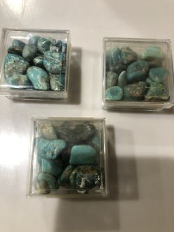 Turquoise box 1.5 x 1.5 inch x1 inch deep 15 dollars each