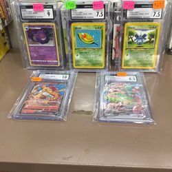 2 First Edition And Other Graded Card S