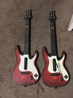 Guitar Hero guitars