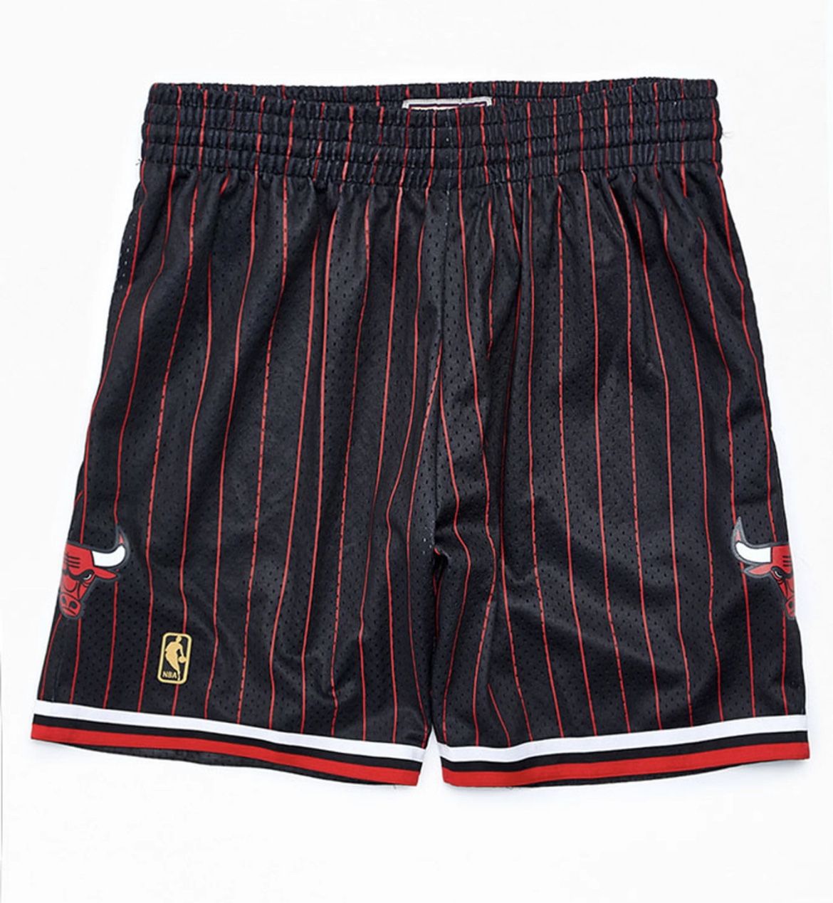 Mitchell & Ness Chicago Bulls Pinstripe Shorts Swingman Size Medium