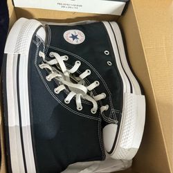 Black and white converse