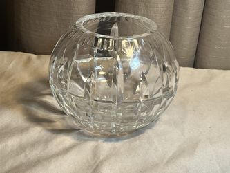Cut Crystal Rose Bowl