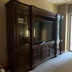 Large Wooden TV Media center 