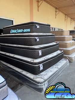 Queen royal touch hybrid mattress and boxspring bed set colchón y tambor
