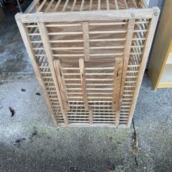 Large Wooden Chicken Crate $20