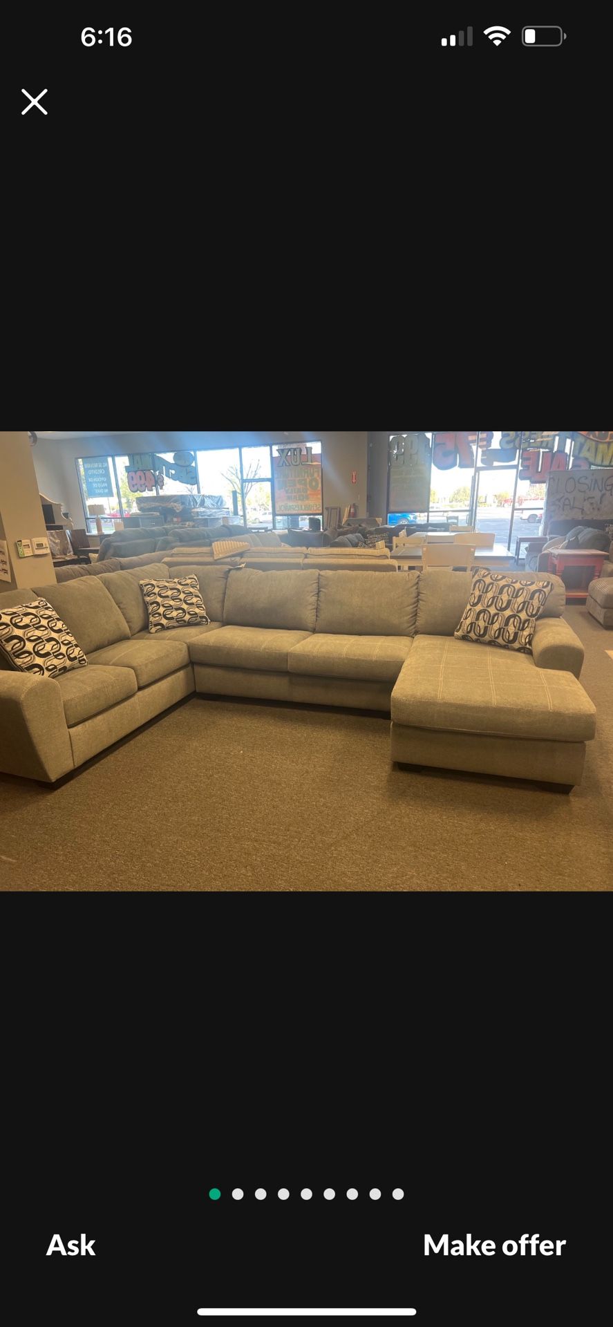 Nuevo De Ashley Sectional De 3 Piezas Con Percio De Liquidacion Excelente Relacion Calidad Precio Para Nueva Sala Familiar Disponibe Izquierda O Dere