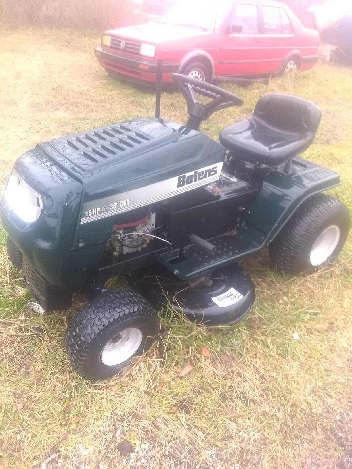 Bolens tractor needs battery and drive belt