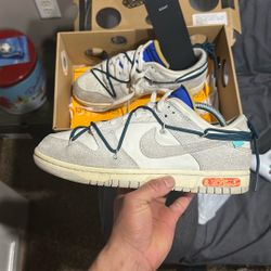 NIKE DUNK LOW OFF WHITE LOT 16 ORIGINAL BOX