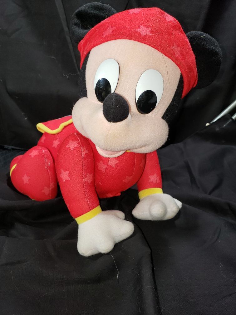 Disney touch n crawl baby Mickey tested works