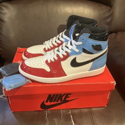Nike Air Jordan 1 Retro High Og Fearless Unc Chicago Size 10