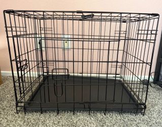 Folding Wire Dog Crate with Tray