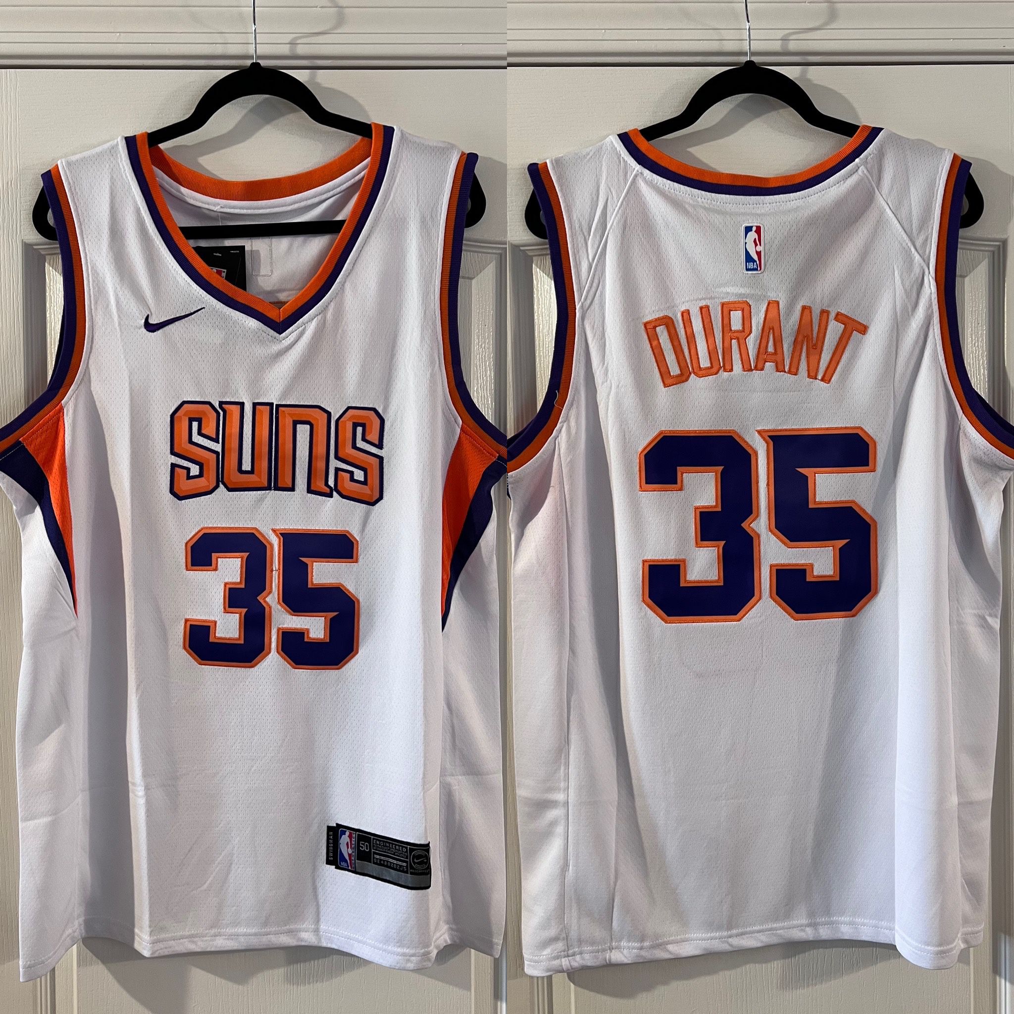 🏀 #35 Kevin Durant Phoenix Suns Nike Jerseys Adult Sizes Small-2XL 🏀