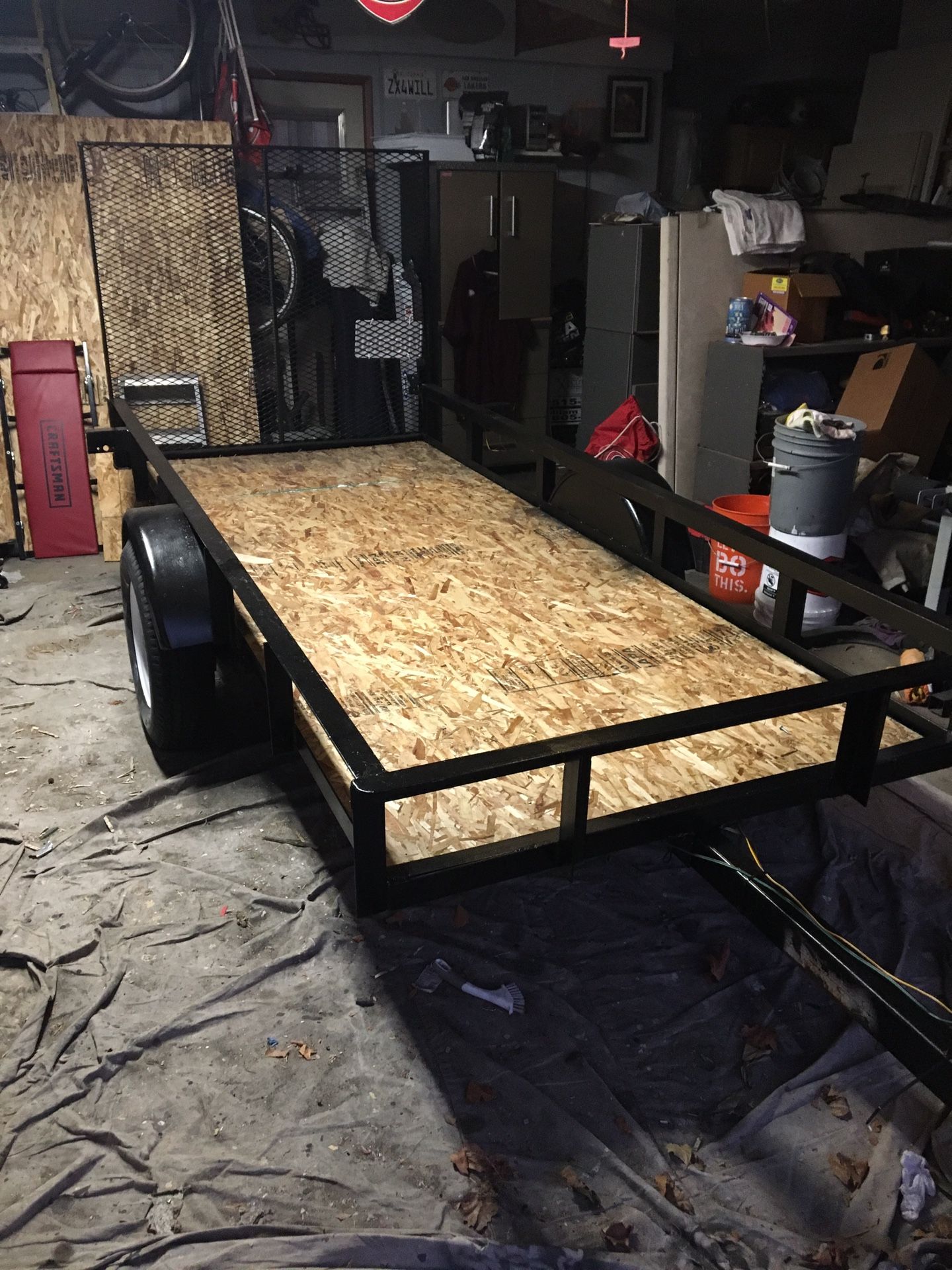 Texas trailer 10 x 4 new flooring and lights with current registration and pink