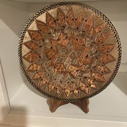 Decorative copper plate