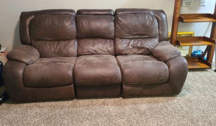 FREE Brown Couch And Recliner