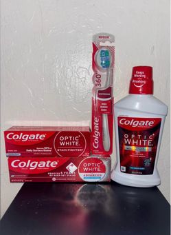 Colgate Optic White Oral Care Bundle