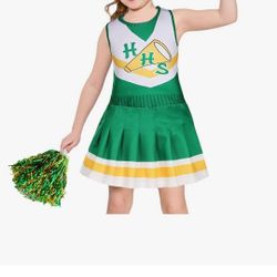 Chrissy Cheerleading Costume Outfit for Girls Stranger Hawkins Tigers Cheerleader Cosplay Teen Uniform Dress Up(Similar)