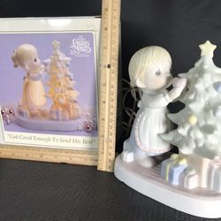 Precious Moments Nightlight “God Cared Enough to Send His Best”