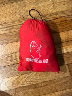 Packable Padded Red Dog Jacket size M
