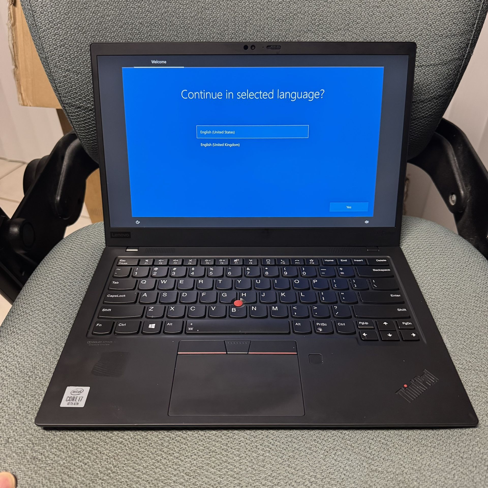 Lenovo X1 Carbon Gen 8