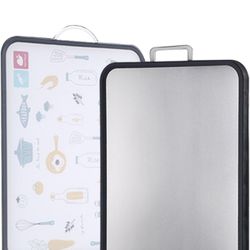 Cutting Board For Kitchen Double Sided Chopping Board Stainless Steel Cutting Board PP Cutting Board With Handle Cutting Boards For Meat Fruits Vegeta
