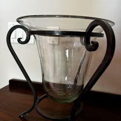 Pottery Barn Vase (with stand)