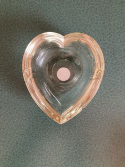 Glass Heart Bowl. 