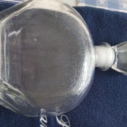Crystal Liquor Decanter  Like New 