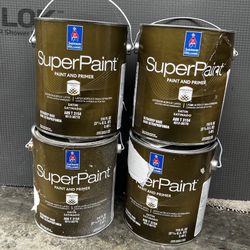 Exterior Super paint And Primer In One. Satin. Color Bronze 4 Gallons
