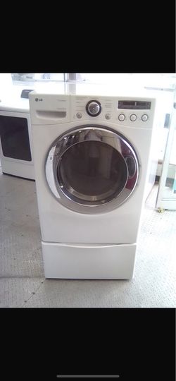 LG 27” Electric Dryer with Removable Pedestal