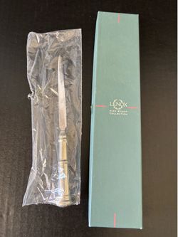 Lenox Pewter Letter Opener With Box