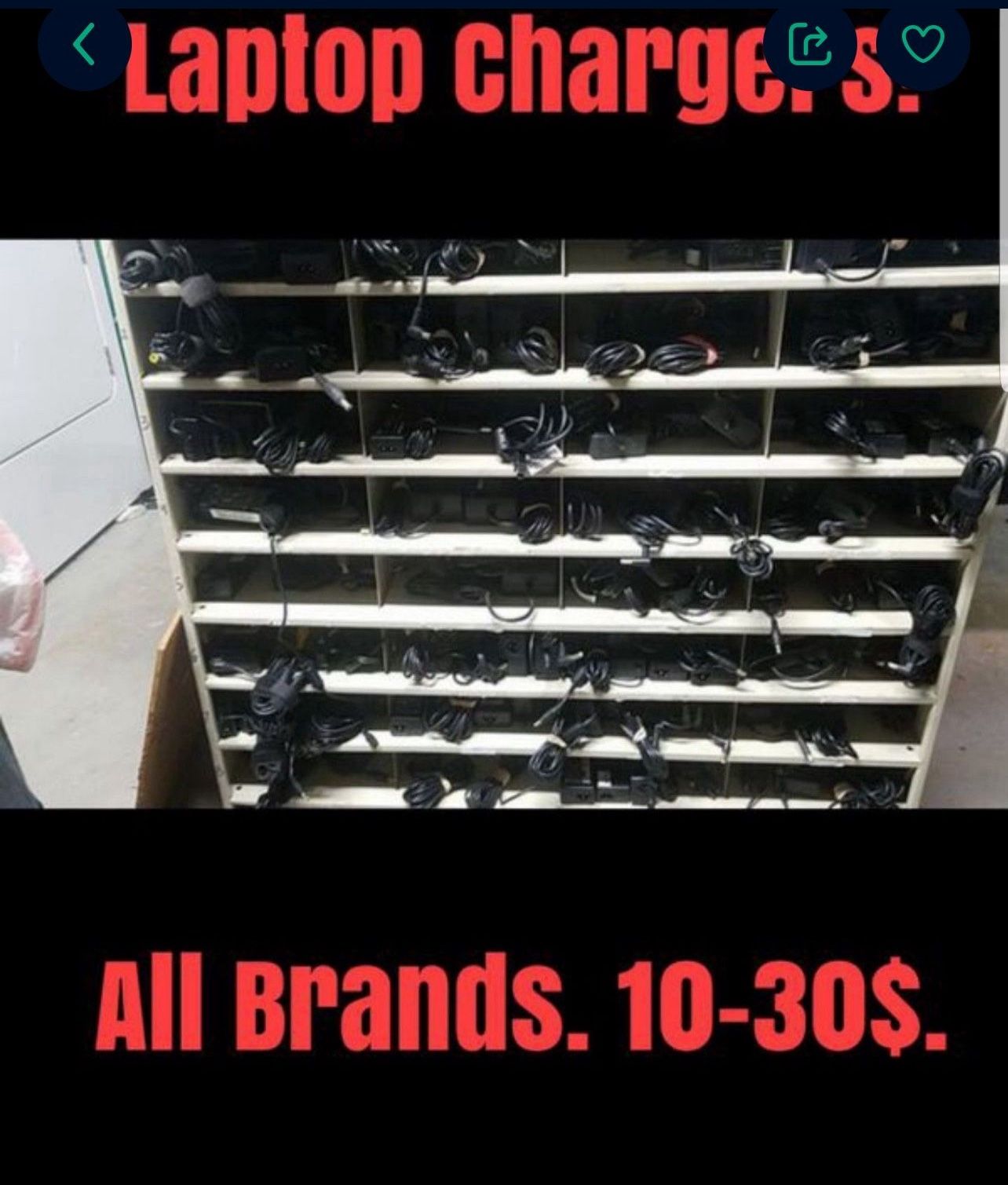Laptop Chargers Various Assorted Bulk