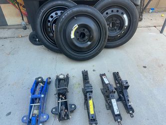 Various Car Truck SUV Spare Tires N Jacks Make Offer For All